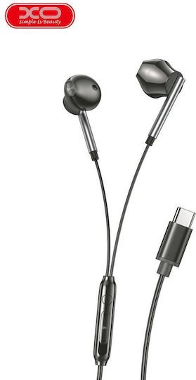 XO EP66 Earbuds Handsfree Ακουστικά με Βύσμα USB-C