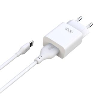 XO L99 Φορτιστής με Θύρα USB-A και Καλώδιο Lightning Λευκός