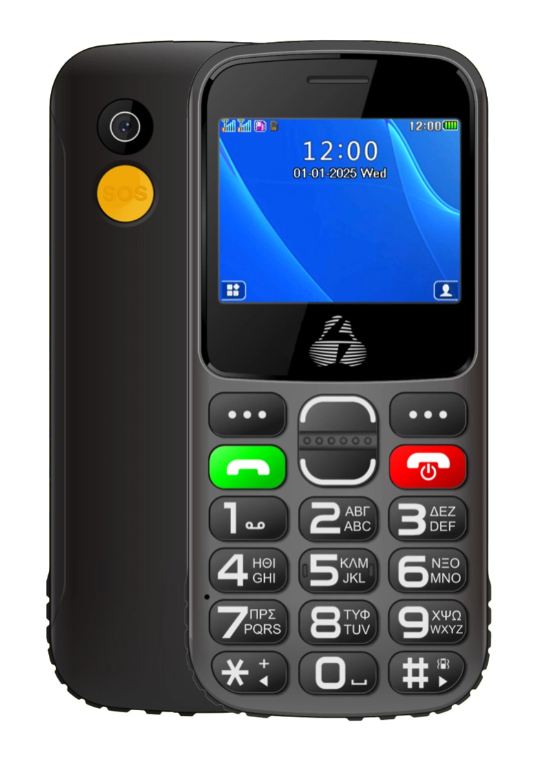 POWERTECH Κινητό Τηλέφωνο Sentry Eco II 2.31" Mε Kάμερα Mαύρο